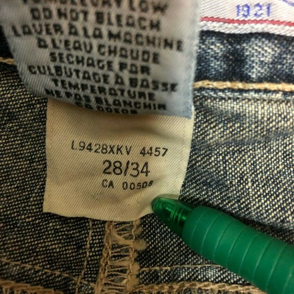 Silver Flare Jeans New Zipper Medium Mid Rise - Picture 5 of 8